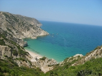 A hidden Beach and a corner from the paradise of Canakkale Province.