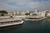 Port of ferries in Canakkale.