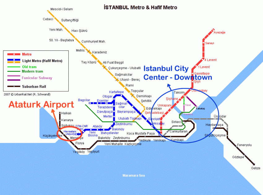 How many airports in istanbul turkey