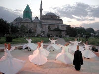 Whirling Derwishes in front of the Konya Museum