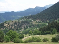 A view of the natural mountains of Artvin City.